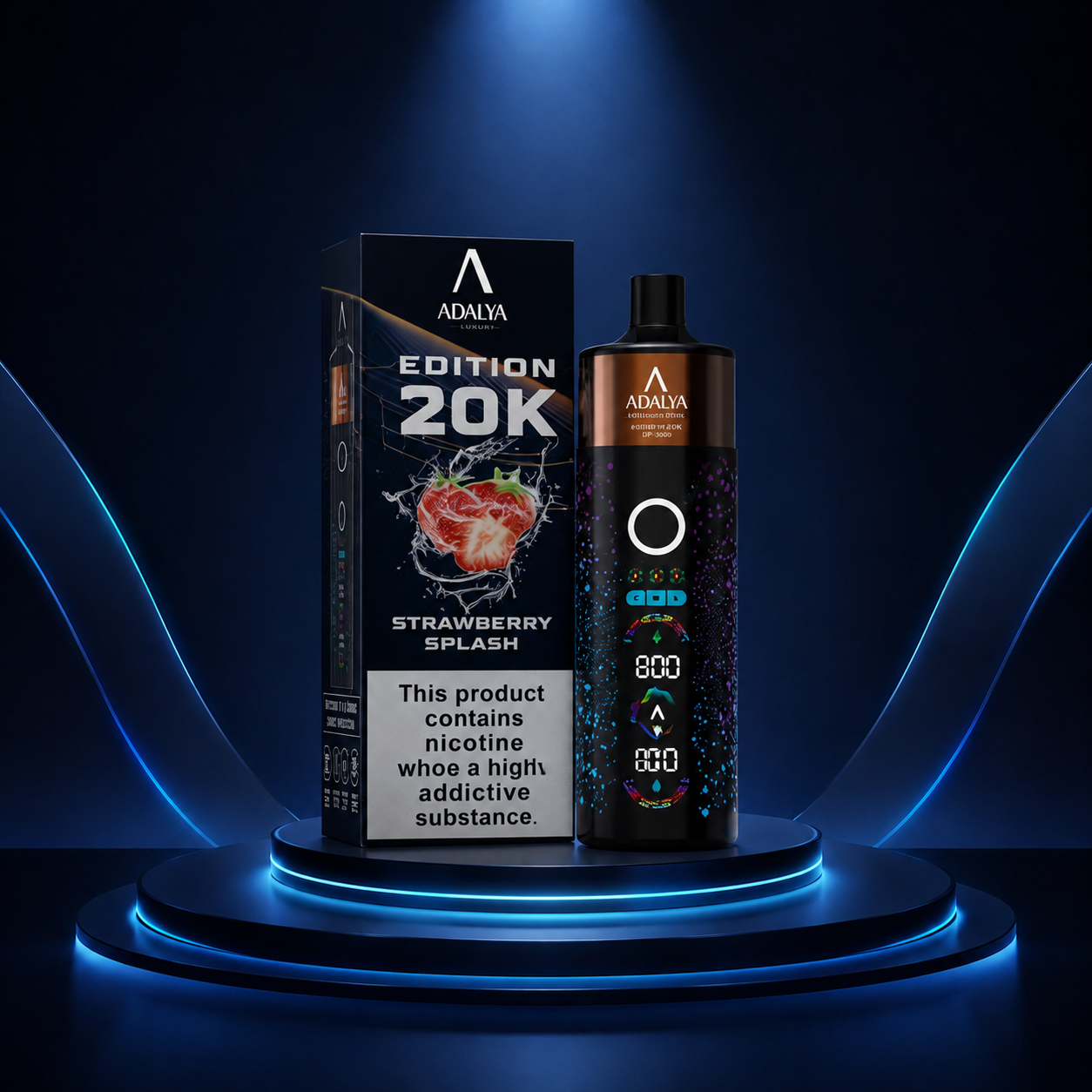 Adalya ADL-PRO360 20K Portugal - vape descartável, cigarro eletronico com nicotina, 20000 puffs