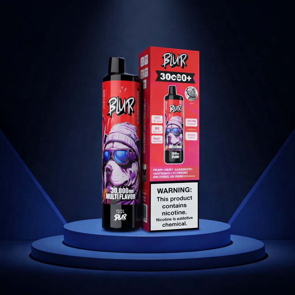 Blur 30000 Portugal - vape descartável com nicotina, muitos puffs, 30000 puffs
