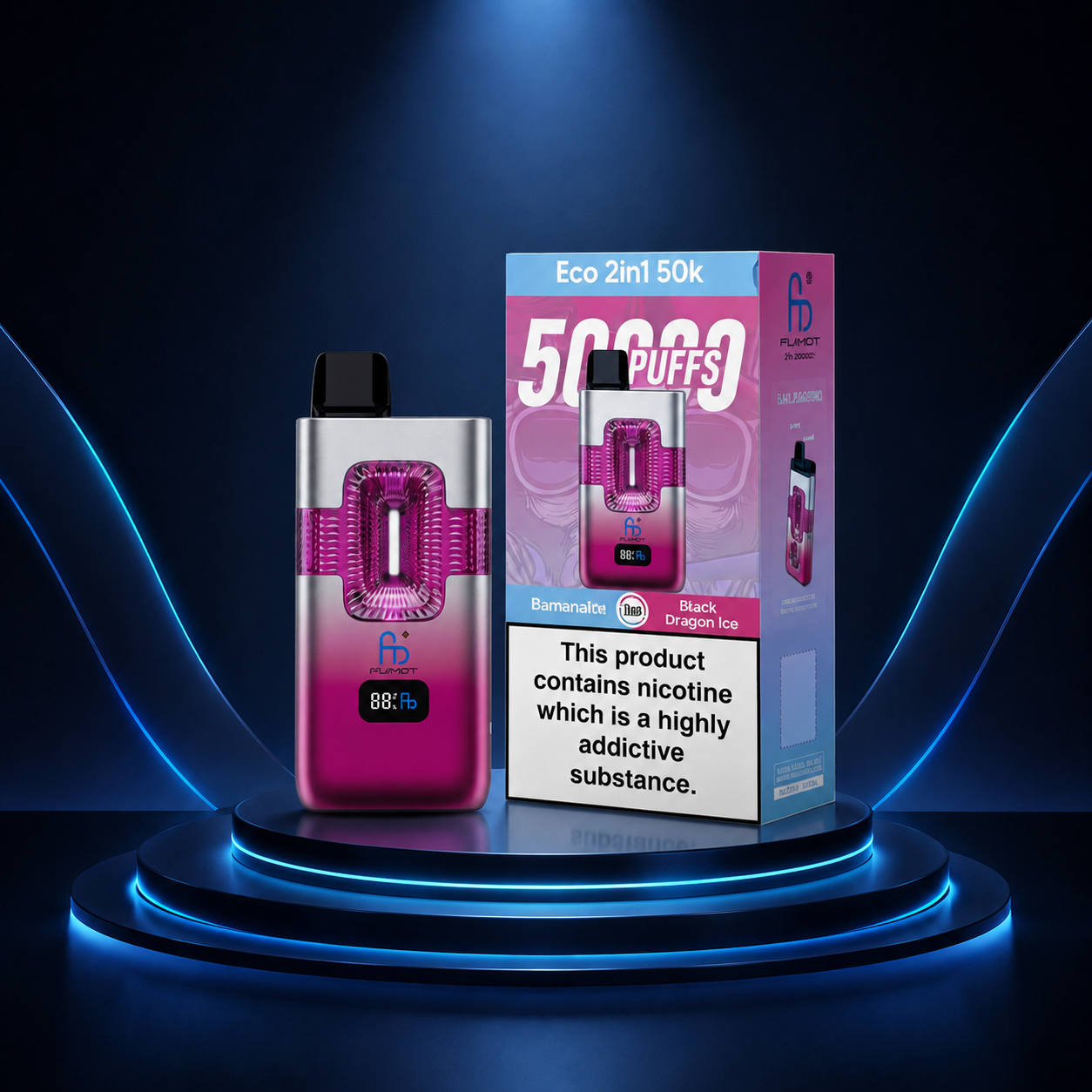 Fumot Eco 2 em 1 50K Portugal - vapes descartáveis, cigarro eletronico, 50000 puffs