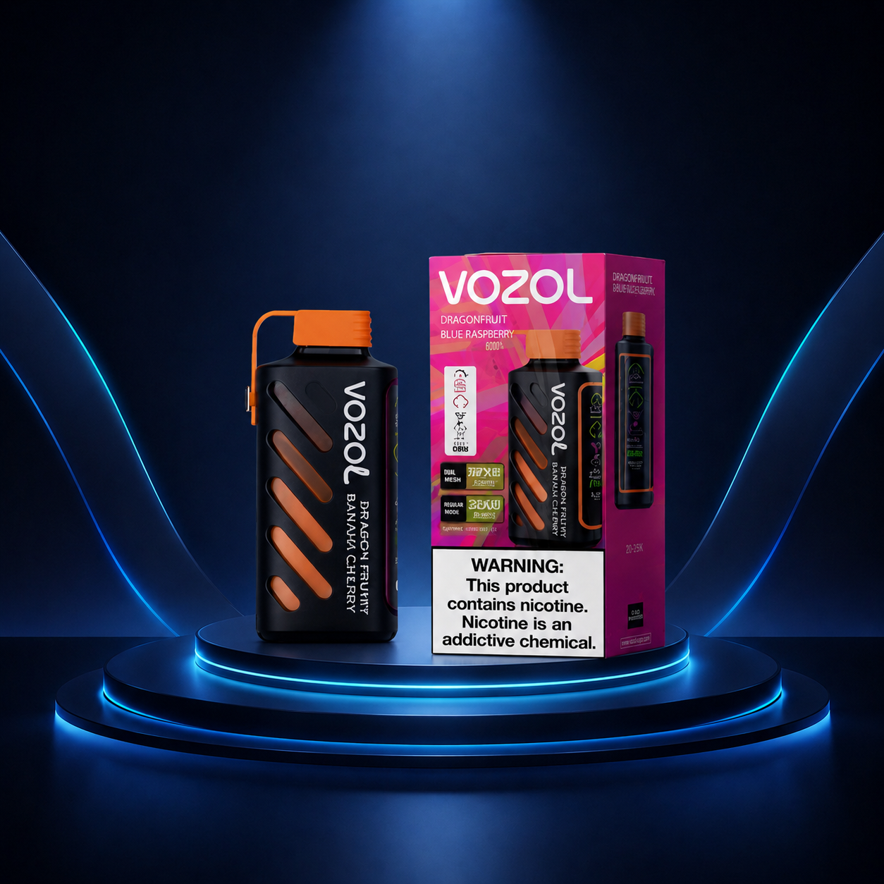 Vozol Gear Power 20K Portugal - cigarro eletrónico descartável, vape com nicotina, 20000 puffs