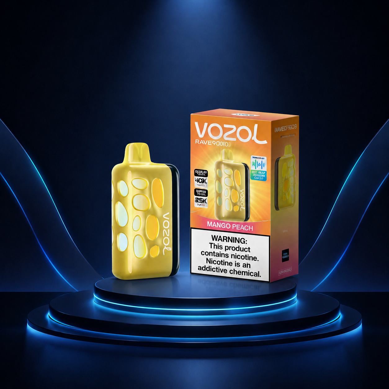 Vozol Rave 40K Portugal - vape descartável, vapes descartáveis, 40000 puffs